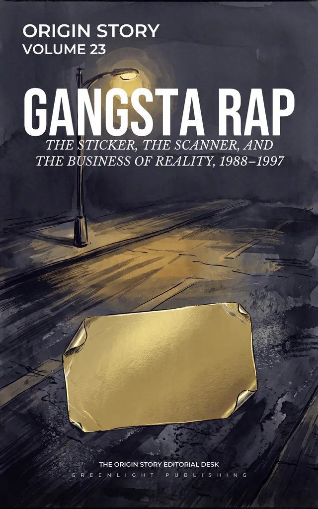 Cover of GANGSTA RAP, volume 23 of Origin Story